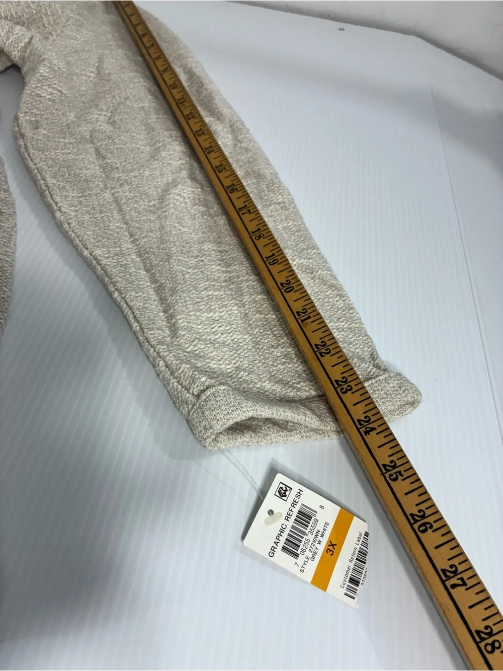 Style & Co Cowl Neck Top with nubby texture Size 3X NEW